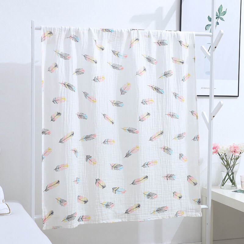 Khăn tắm sợi tre Bamboo Aden cho bé 110-120cm