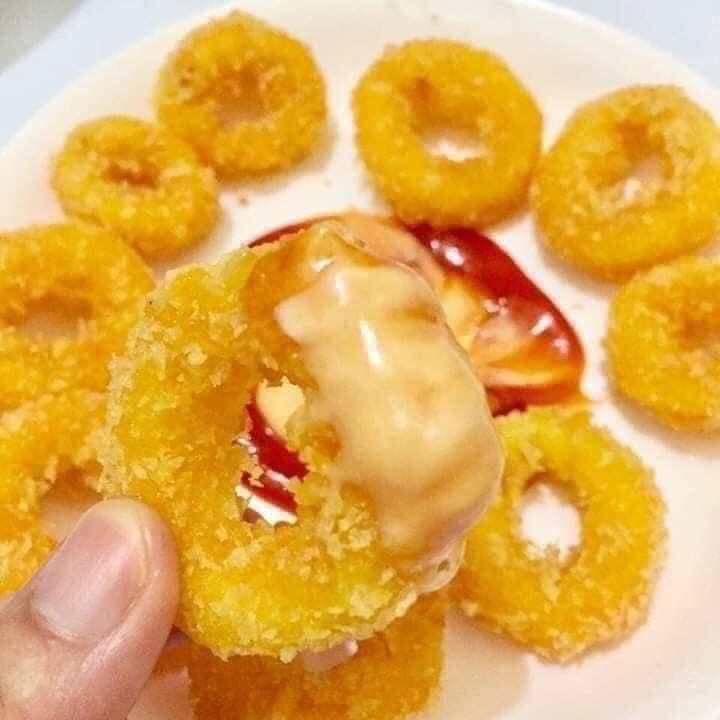 Mực tẩm bột chiên xù - hộp 500gr (giao tphcm)