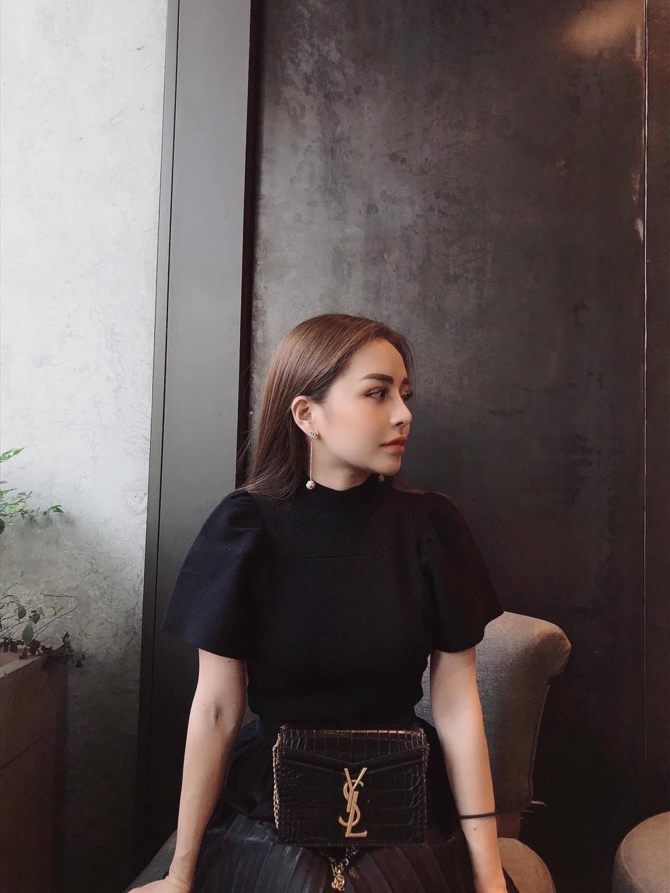 Áo thun gân cổ cao tay cánh dơi siêu hot MC