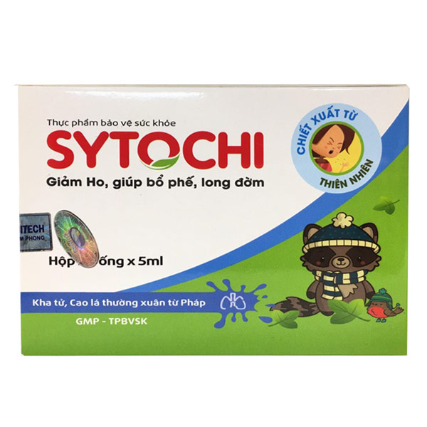 Sytochi, hỗ trợ bổ phế, hỗ trợ giảm ho, hỗ trợ long đờm