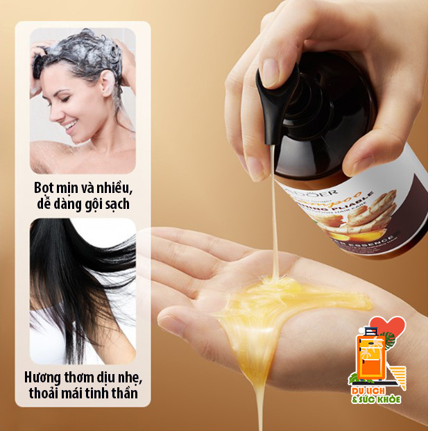 [Set nhỏ du lịch] Dầu Gội Dầu Xả Tinh Chất Gừng Sadoer Kích Thích Mọc Tóc, Giảm Gãy Rụng, Sạch Gàu, Dưỡng Tóc Khỏe Mượt