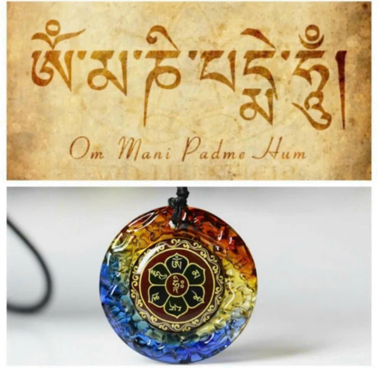 Dây chuyền Om Mani Padme Hum (Lục Tự Đại Minh Chú)