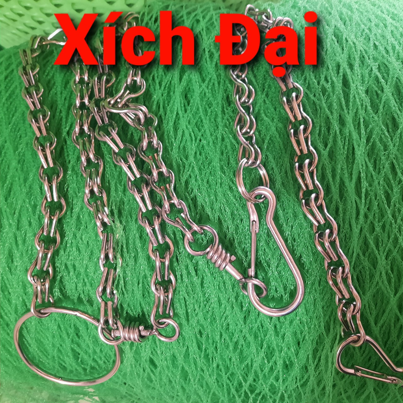 Xích chó INOX size đại, xích chó to trên 40kg