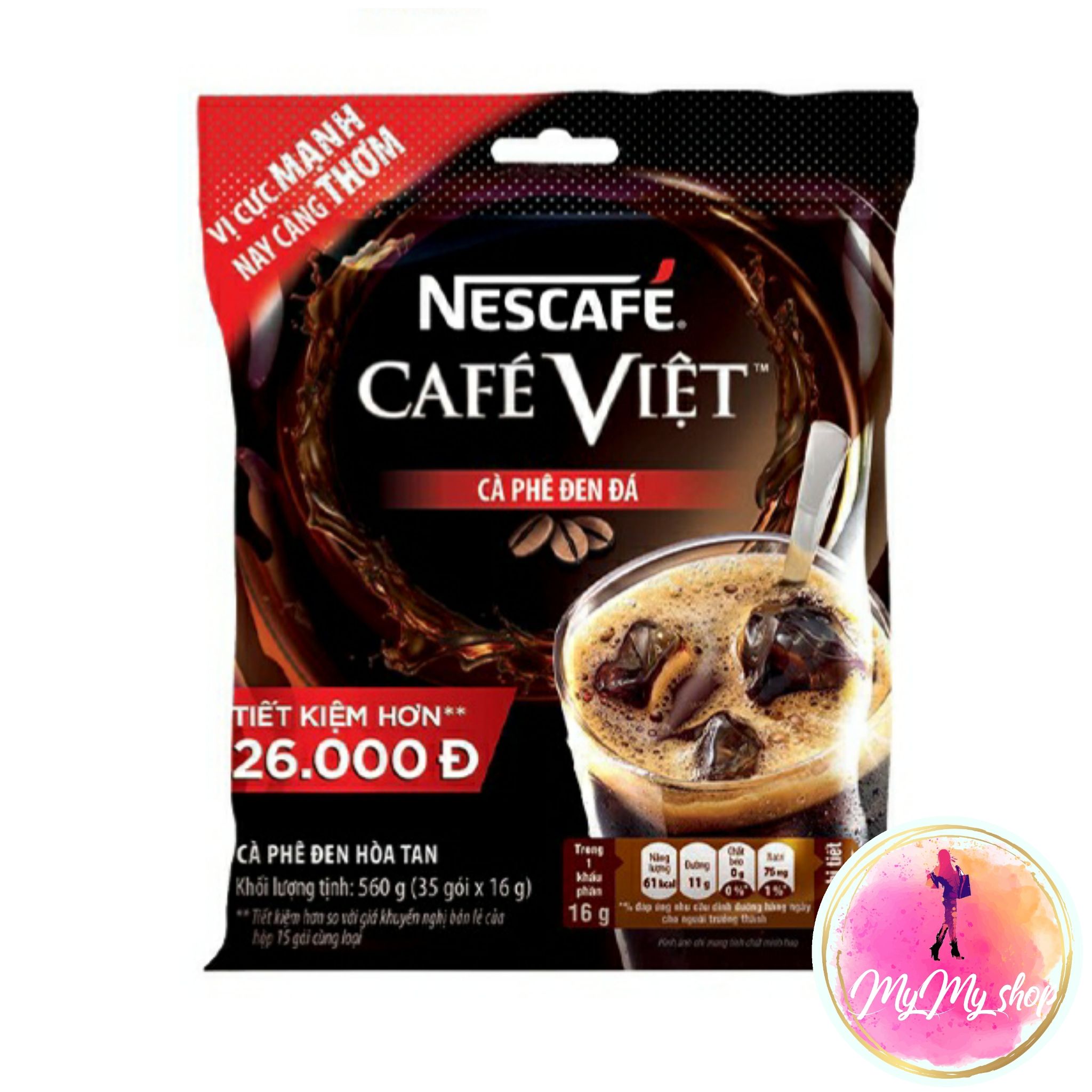 Cà phê hòa tan NESCAFÉ Café Việt Cà phê đen đá