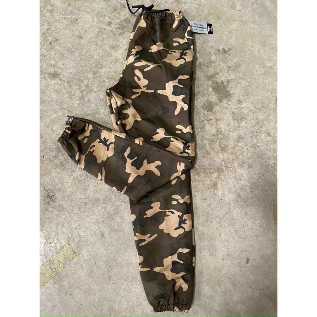 Quần jogger Kaki Lính Rằn Ri