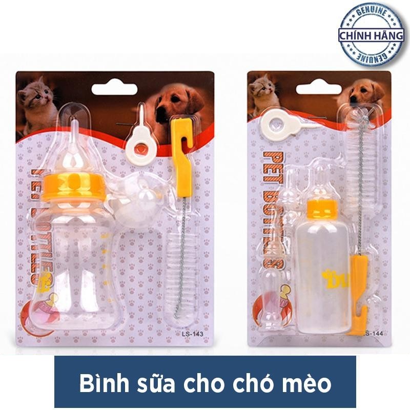 Bình Ti Bình Sữa Chó Mèo Sơ Sinh 60ml – 150ml