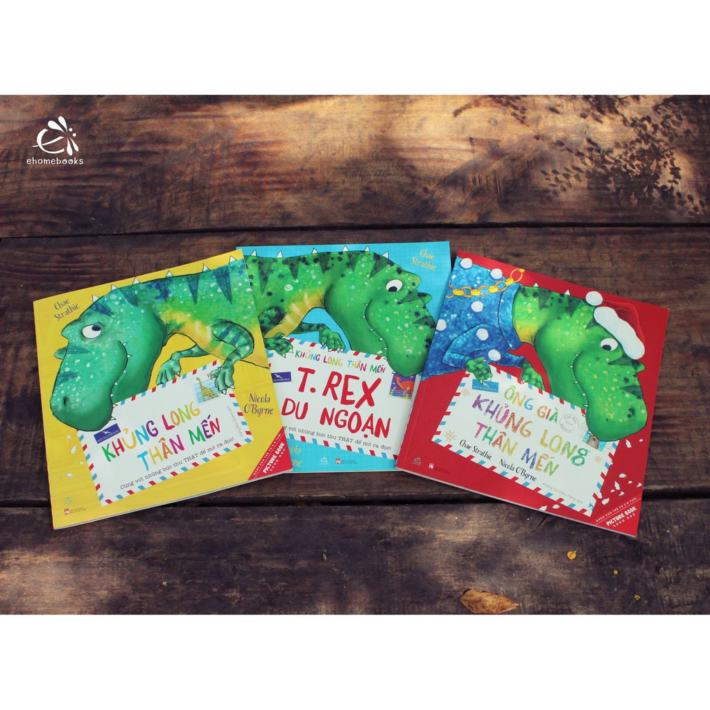 Sách - Combo Minh Làm Bạn Nhé, Khủng Long Ơi (Tặng Sticker, Postcard)