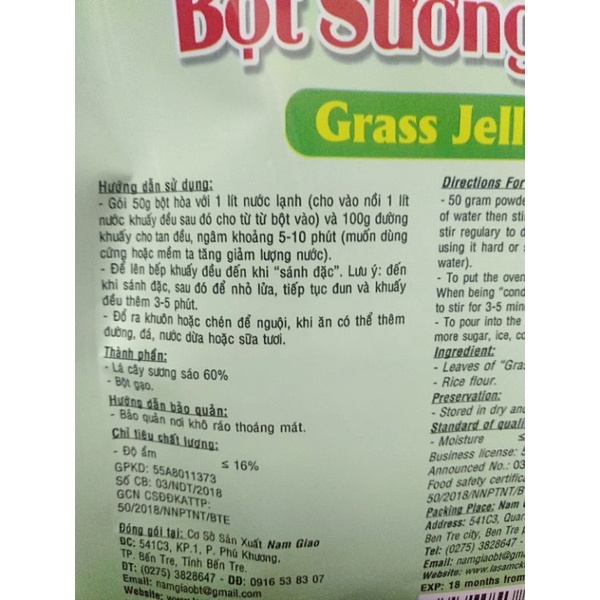 bột sương sáo đen nam giao KCF(50gram)