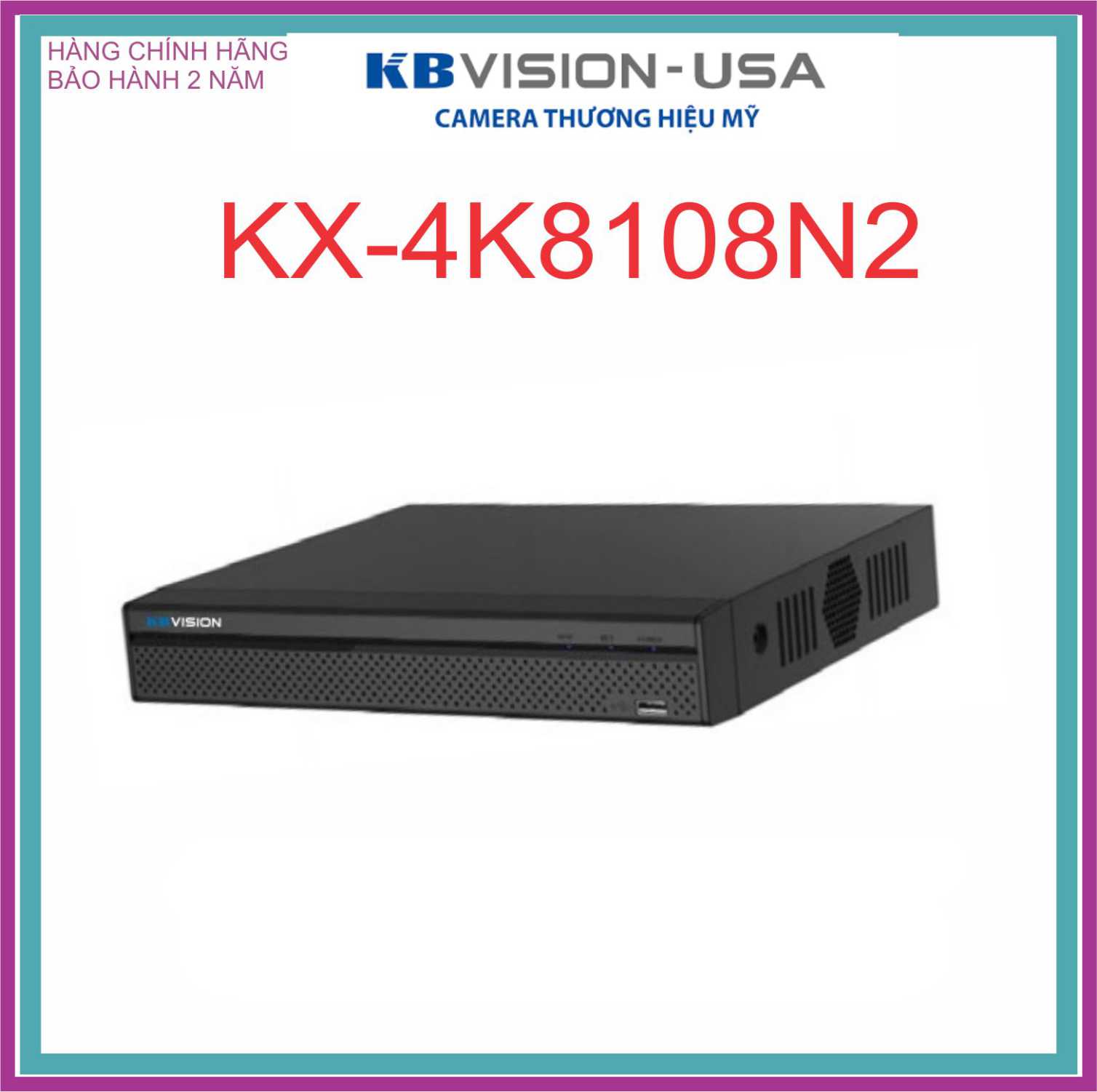 ĐẦU GHI HÌNH KX-4K8108N2 KBVISION