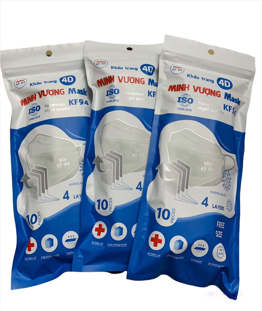 Khẩu trang  4D KF94 Minh Vượng