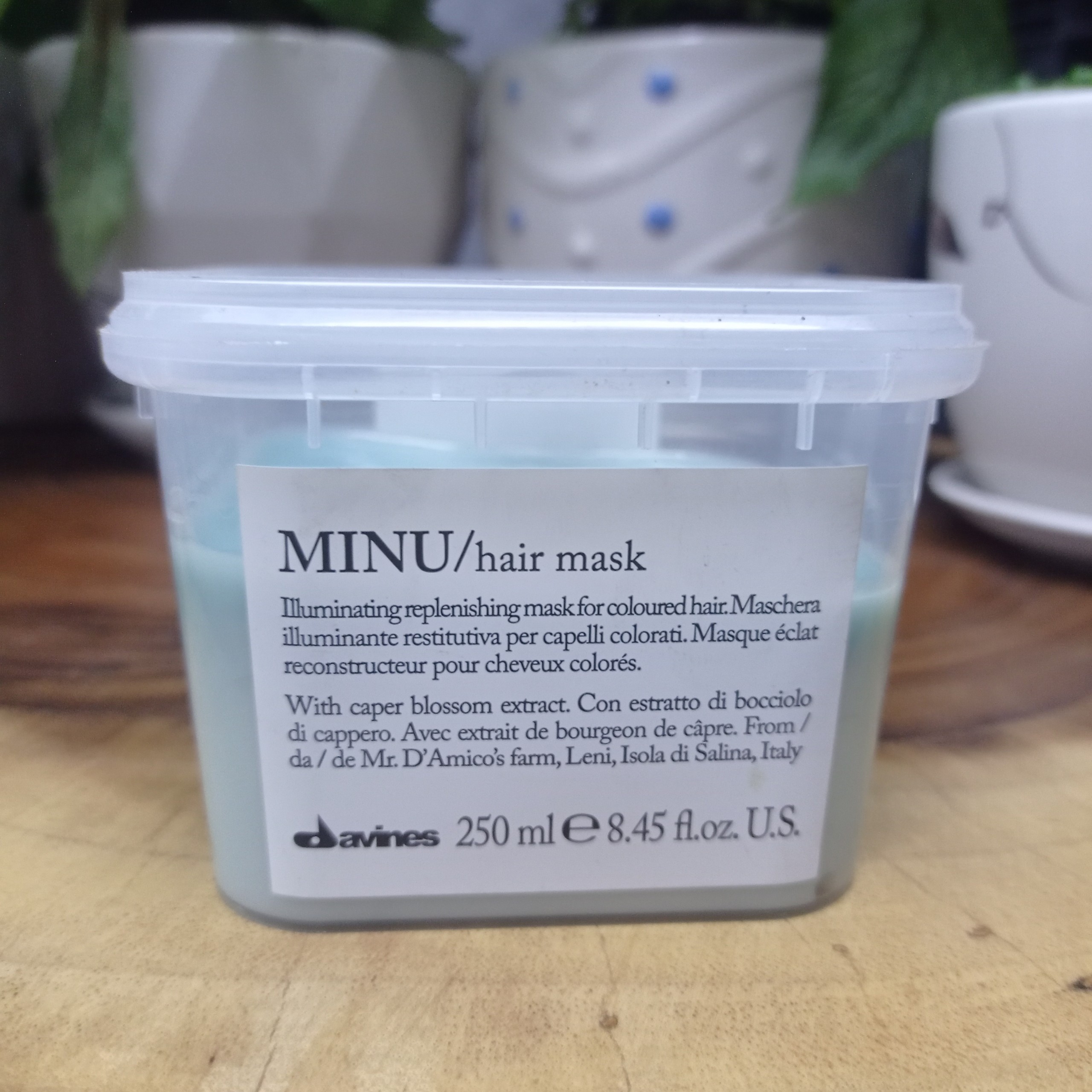 Mặt nạ dưỡng màu tóc nhuộm davines minu 250ml