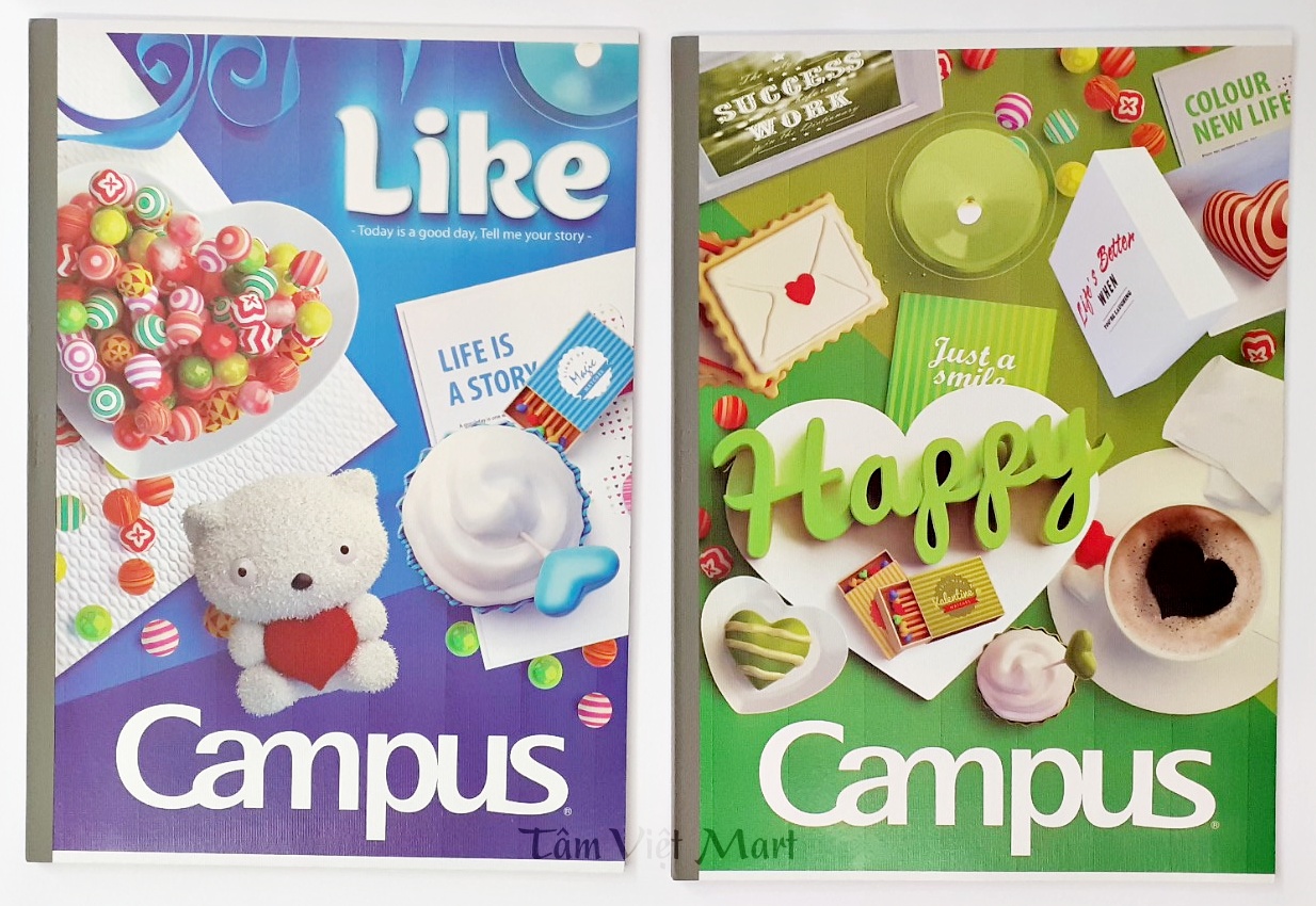 Vở kẻ ngang Campus Gift 80 trang