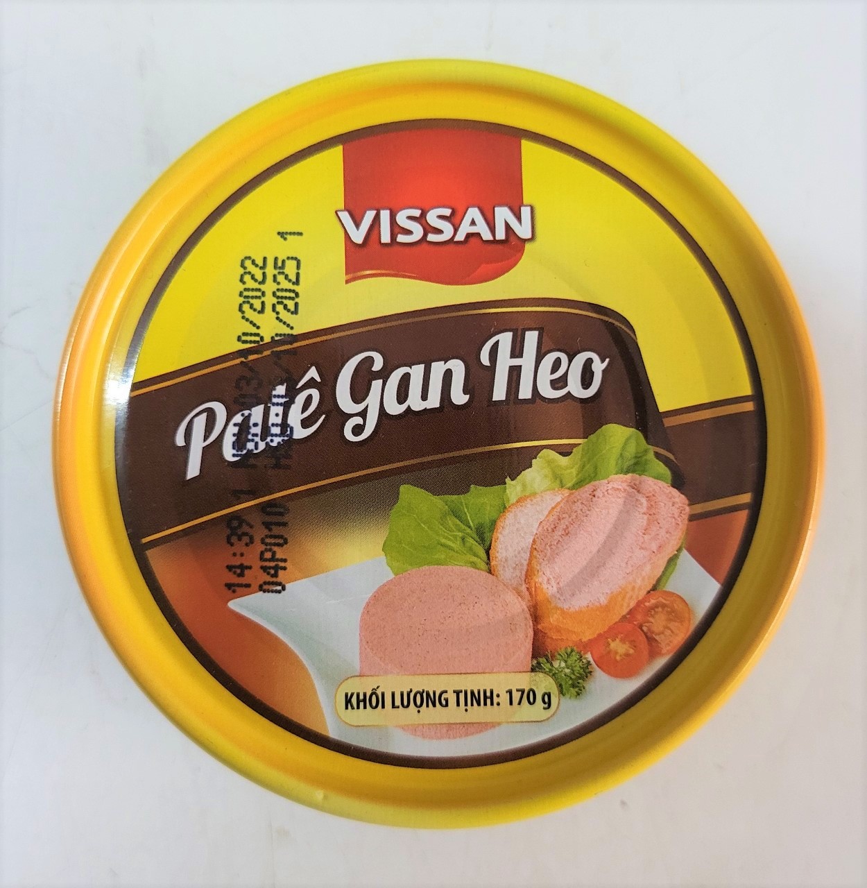 [Hộp 170g - GAN] PATE GAN HEO [VN] VISSAN Pork Liver Paste