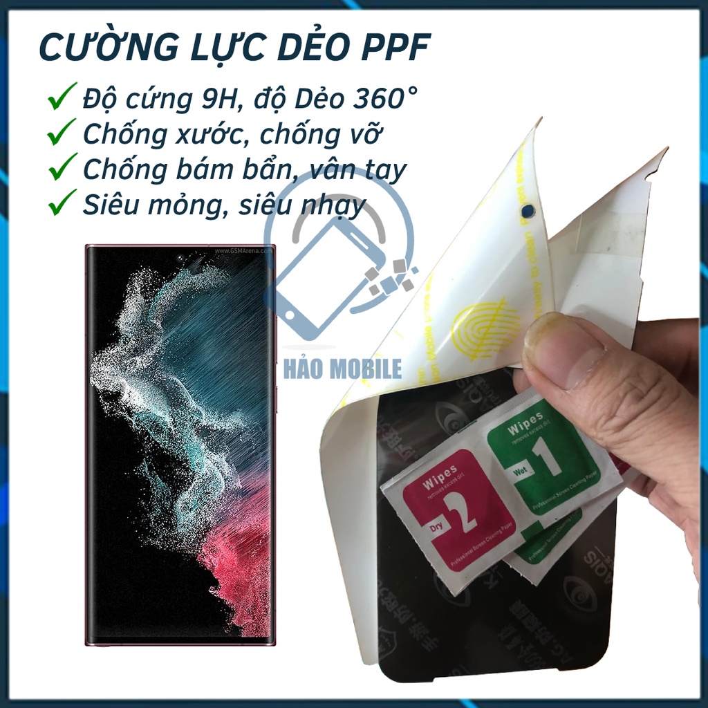 Dán dẻo ppf samsung s22 ultra 5g full màn