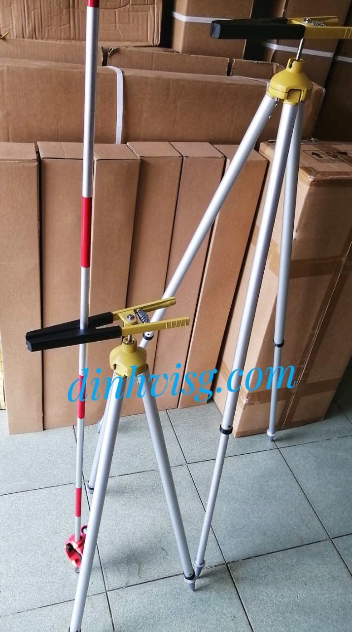 Kẹp sào gương toàn đạc ( chân 3 kẹp sào )