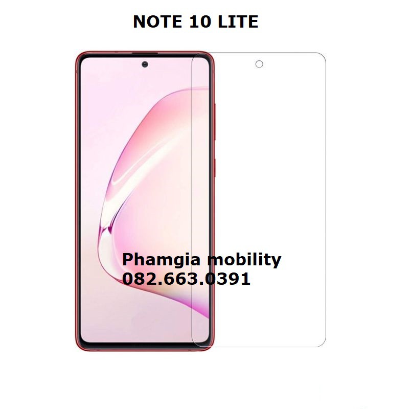 Dán cường lực dẻo nano siêu bền Samsung note 10 lite
