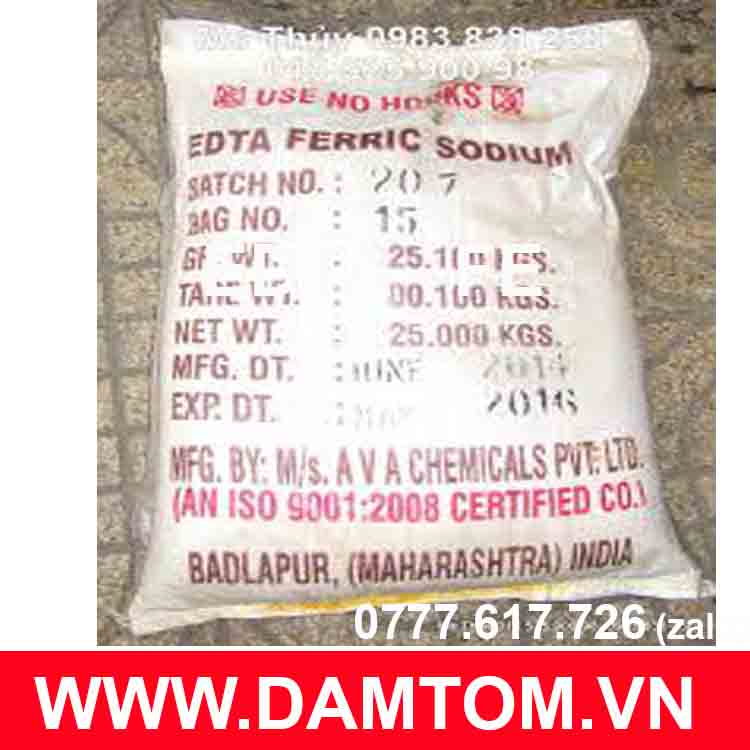 Phân vi lượng sắt Chelate (Fe-EDTA-13) GÓI 1kg