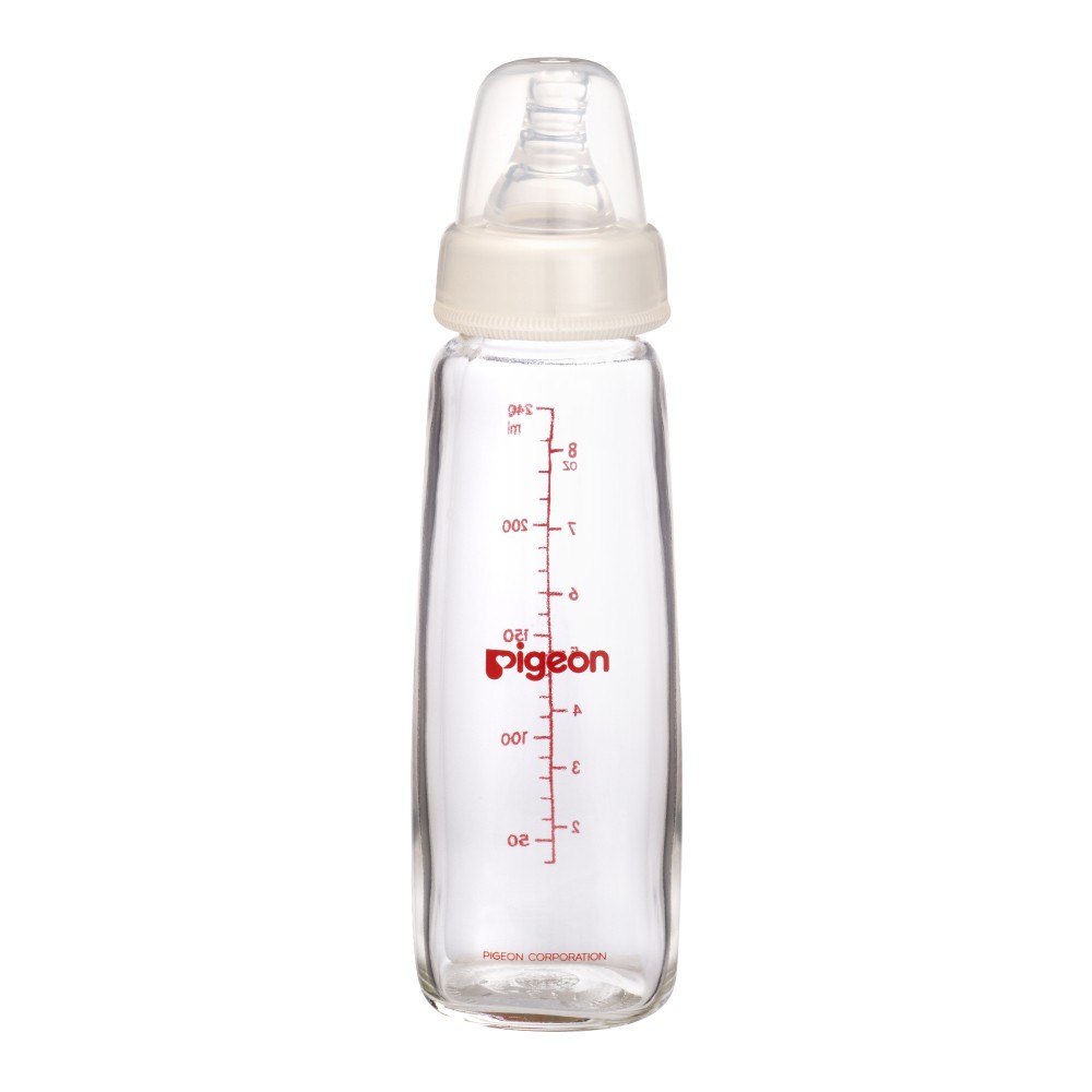 BÌNH SỮA THỦY TINH CỔ HẸP PIGEON 120ML/240ML