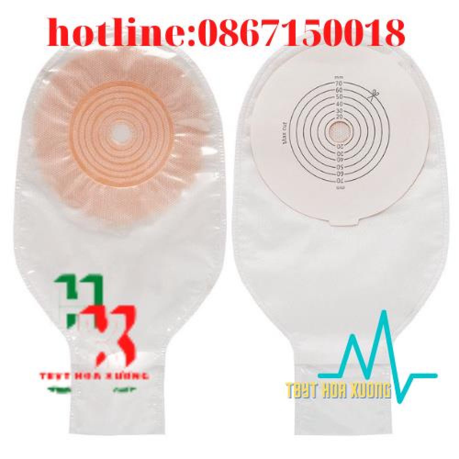 (siêu rẻ)Combo 10 túi hậu môn nhân tạo Kiwi