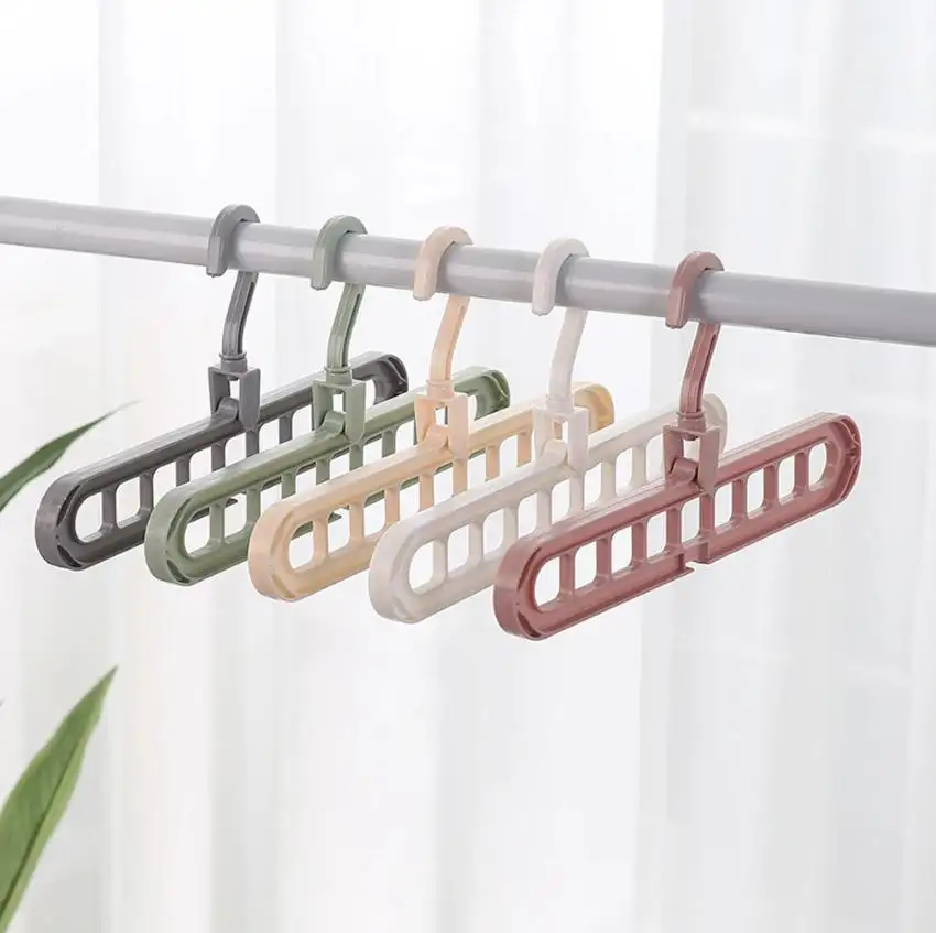 Combo 2 móc treo đồ đa năng 9 lỗ siêu tiện ích