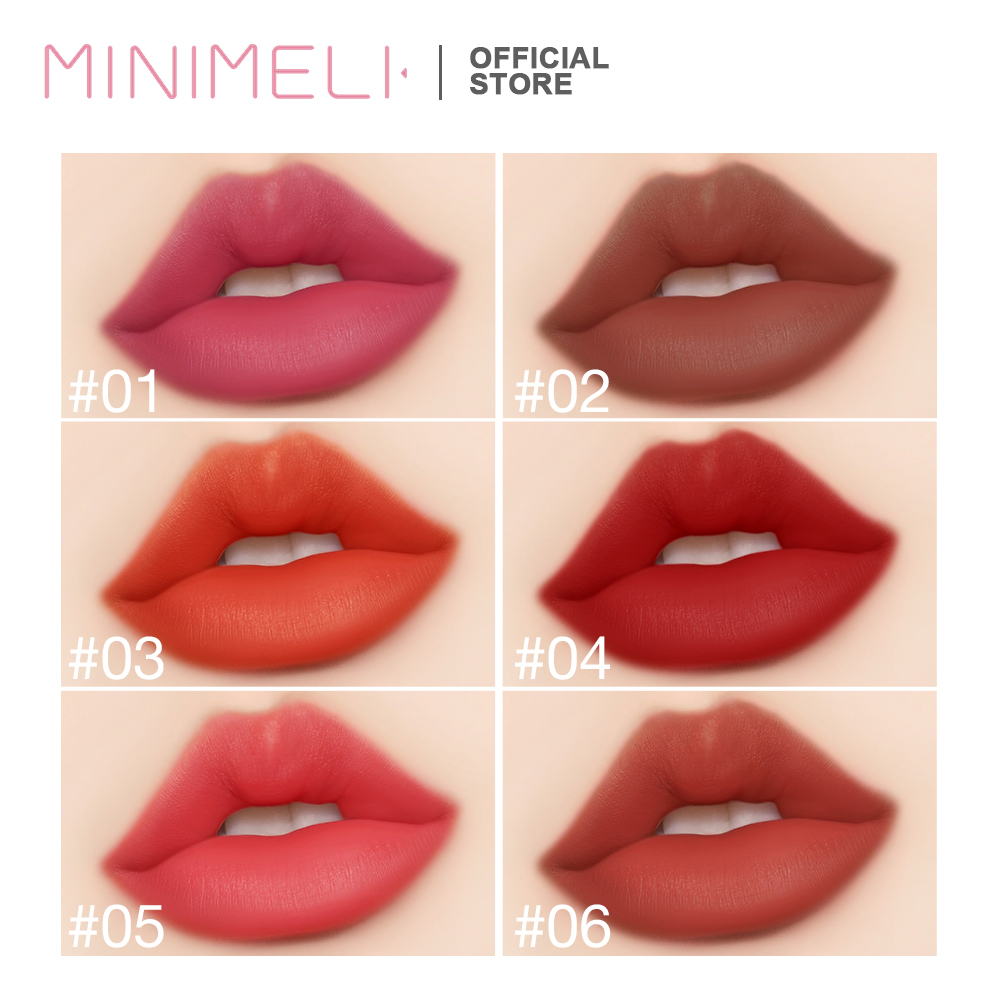 MINIMELI Matte lipstick, Long-lasting Liquid lipstick Makeup Cosmetic - INTL