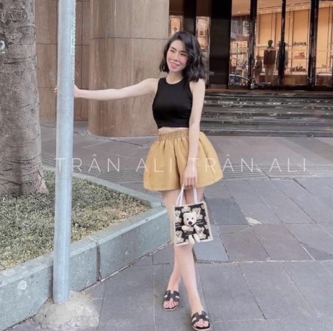 Quần short phồng Tacta cạp chun siêu Hot HT2023