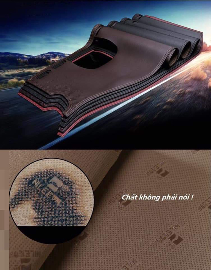 Thảm da Taplo Ford Everest 2019 vân Carbon cao cấp