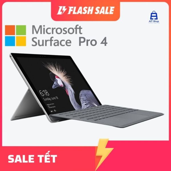 [Quà tặng 300k] Laptop máy tính bảng 2 trong 1 cao cấp Surface Pro 4 màn LG (99%) tặng Chuột quang không dây và tai nghe blutooth trị giá 300k