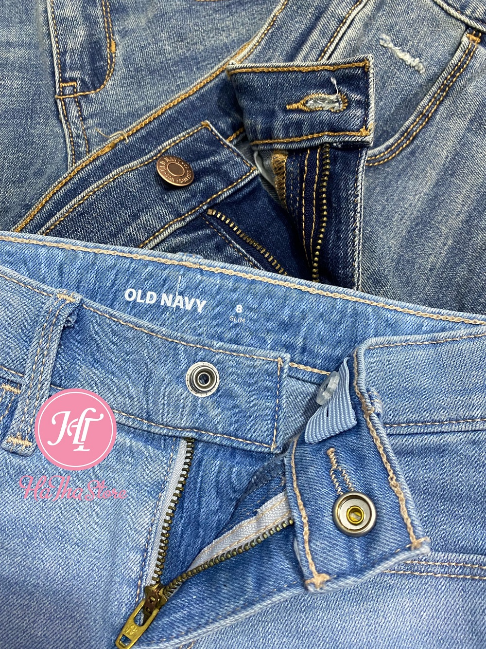 (Size18-52kg) Quần short jean 0ID N4√¥ cho bé gái