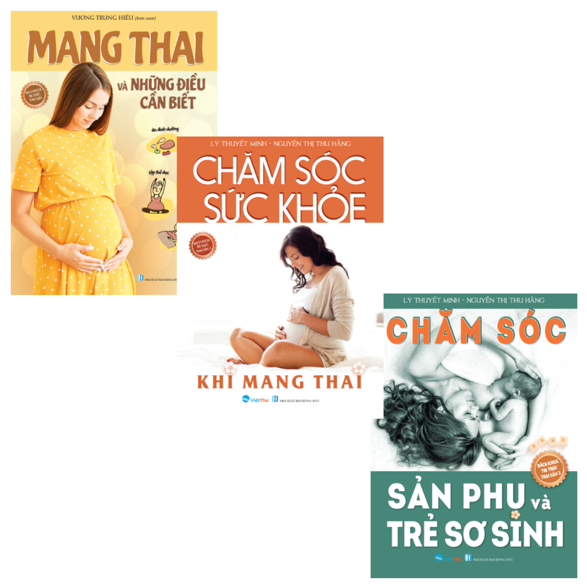 Sách - Combo 3 cuốn: Mang thai và những điều cần biết + Chăm sóc sức khỏe khi mang thai + Chăm sóc sản phụ