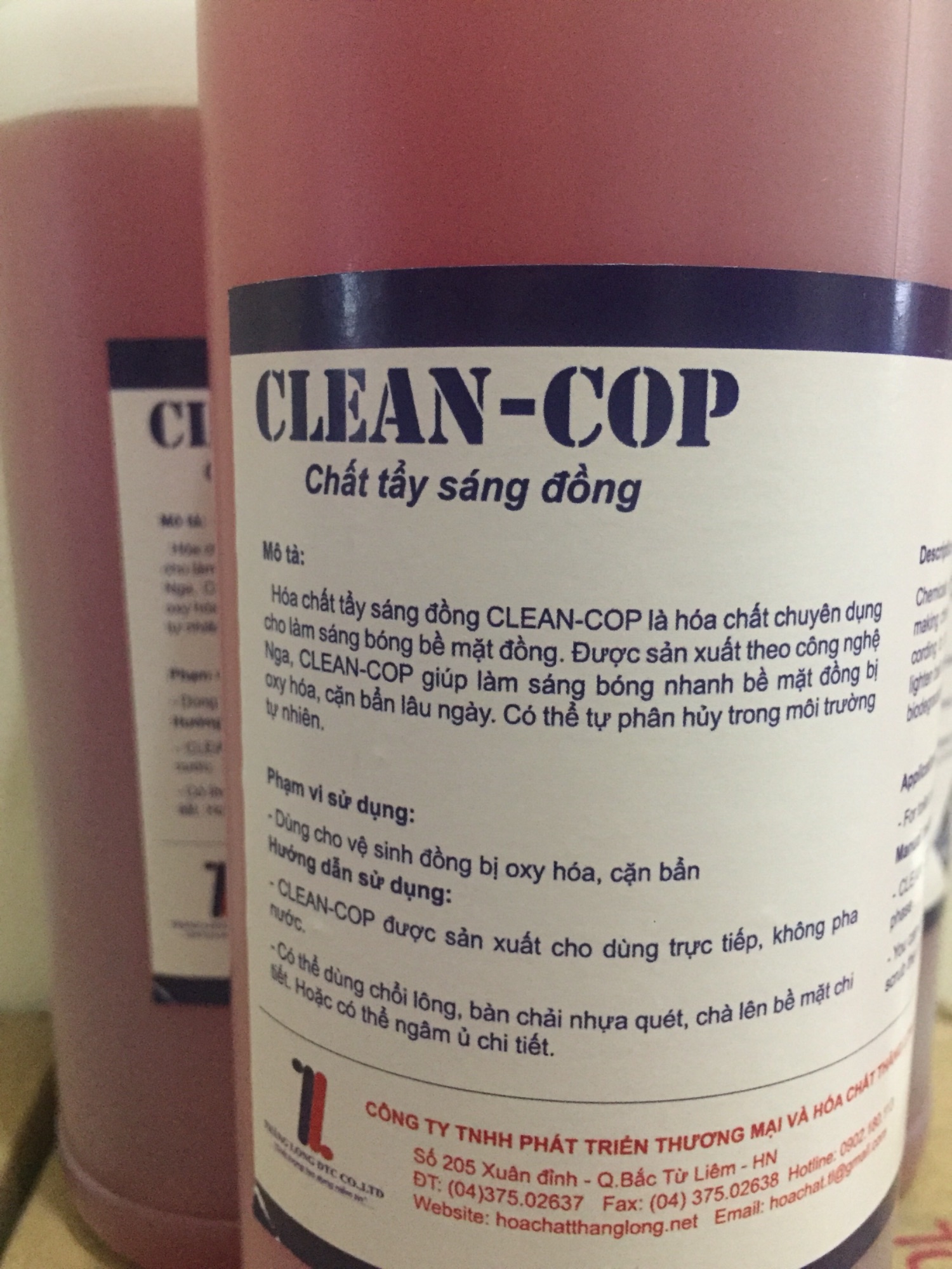[HCM]Chất Tẩy Sáng Đồng CLEAN - COP (1 lít)
