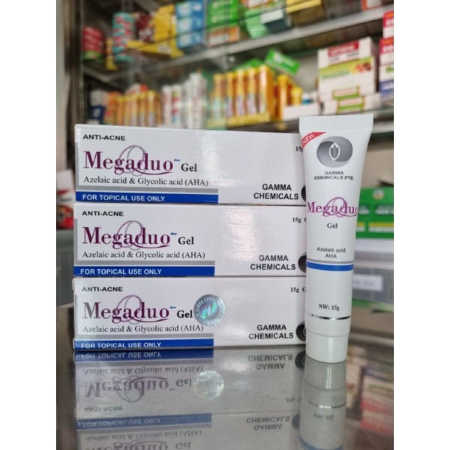 ɡel Bôi Mụn Megaduo ɡel 15g (AHA)