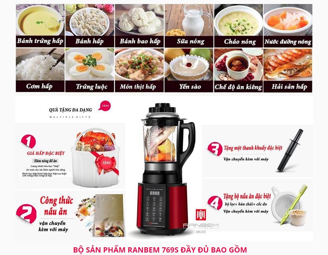 Máy làm sữa hạt đa năng Ranbem 769S