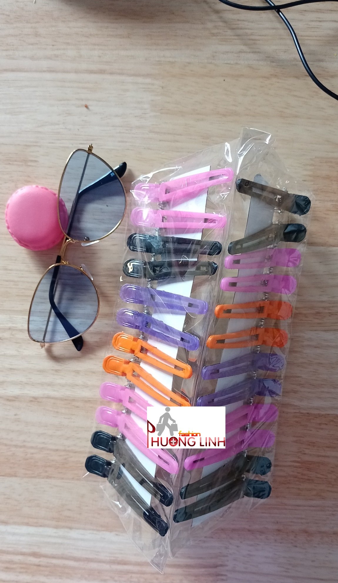 [HCM]12 cây Kẹp tóc hình mỏ vit để kẹp tóc màu tùy đợt