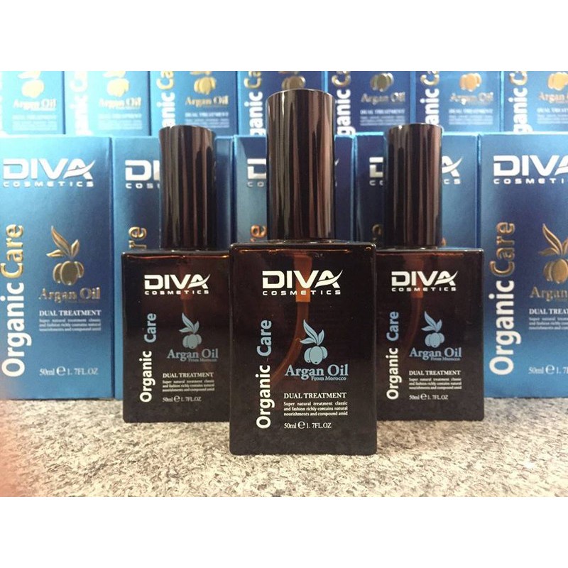 [Hoàn Tiền 15%] Tinh Dầu Dưỡng Tóc & Da DIVA Argan Oil 50ml