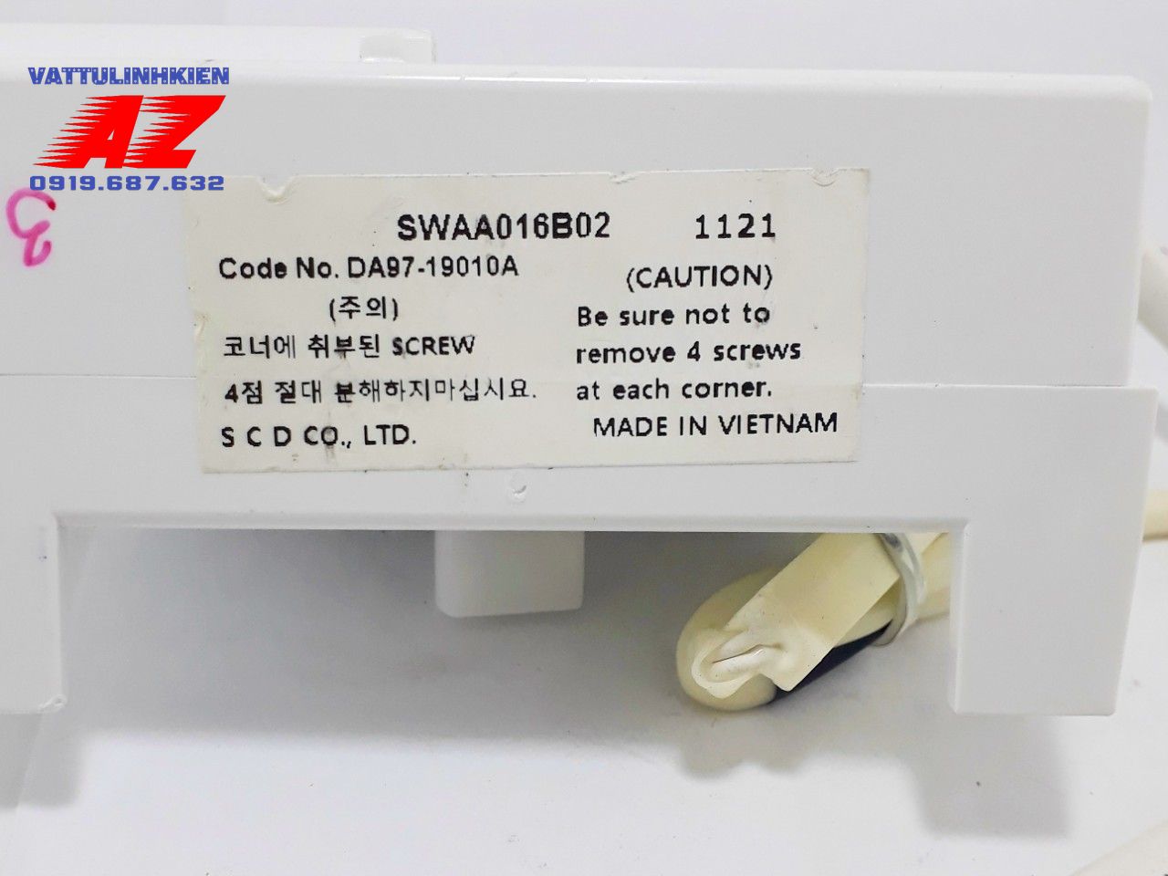 Motor đổ đá tủ lạnh SAMSUNG