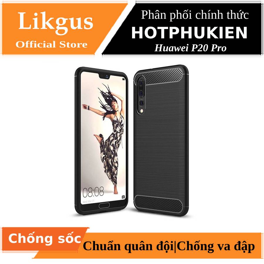 [HCM]Ốp Lưng TPU Chống Sốc Cho Huawei P20 Pro hiệu Likgus (Bảo vệ toàn diện vật liệu siêu bền chống vân tay) - Phân phối bởi Hotphukien
