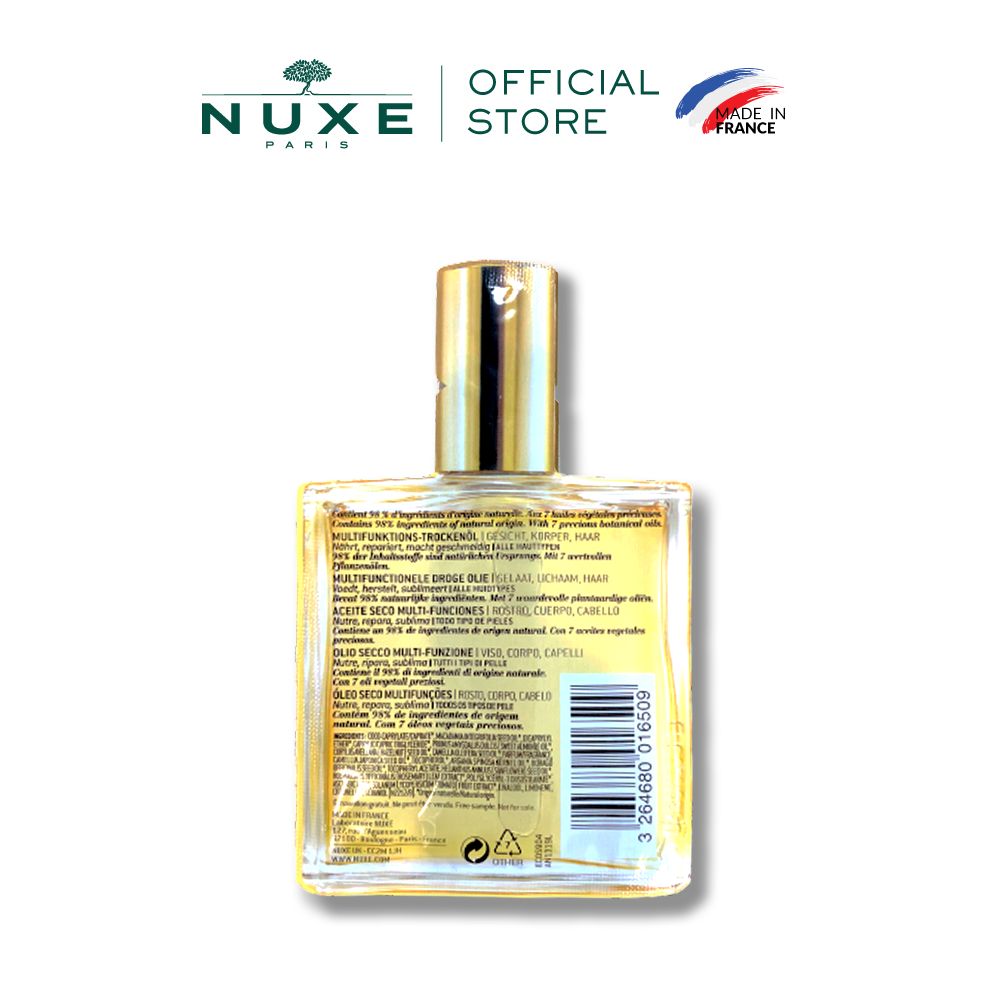 [ Quà tặng không bán - 5xHP2ml ] Dầu khô đa năng Nuxe Huile Prodigieuse® 2ml