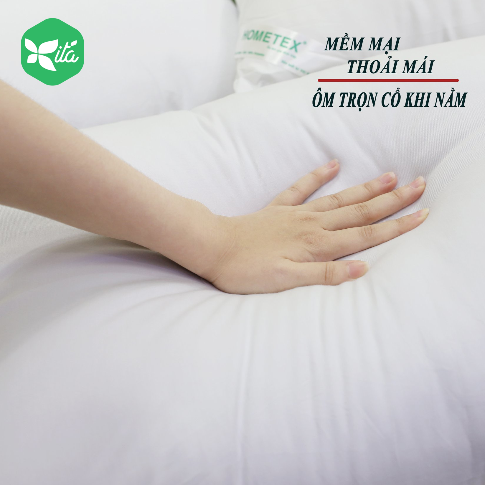 Ruột gối ôm Hometex (37x105cm)