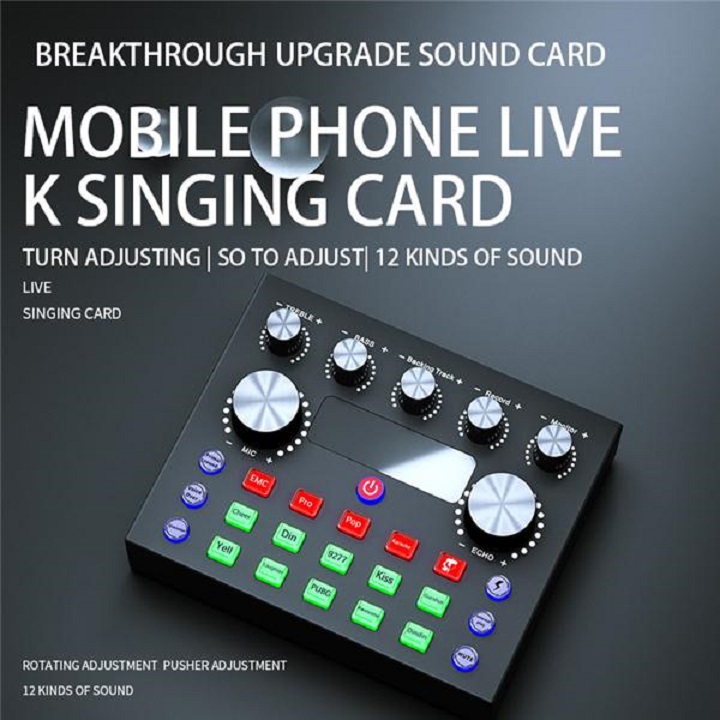 Sound Card Thu Âm V8