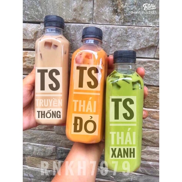[HCM]TRÀ SỮA THÁI XANH  SET TỰ NẤU ( 10 chai) [tặng trân châu]