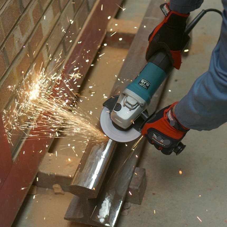 (ĐANG-SALE 50%)Máy mài cắt MAKITA lõi đồng công tắc đuôi - Máy mài cầm tay MAKITA,Máy Mài Makita Nhật Bản,Máy cắt cầm tay,Máy mài Makita 9556B Lõi đồng 100% công xuất lớn 840W.(BH 12T) Mega Big 5.0