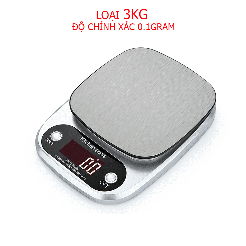 Cân điện tử tiểu ly nhà bếp khalik c305 10kg 5kg 3kg cao cấp - hàng nhập khẩu
