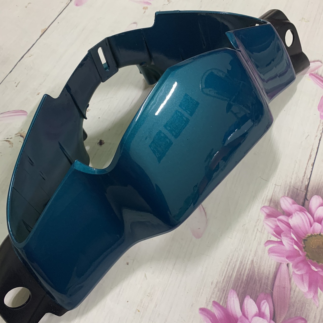 Ốp đầu trước Wave ZX, Wave 110, Wave Alpha 2000-2006 màu Ngọc Thái - nhựa trắng nguyên sinh cao cấp LOẠI ĐẸP