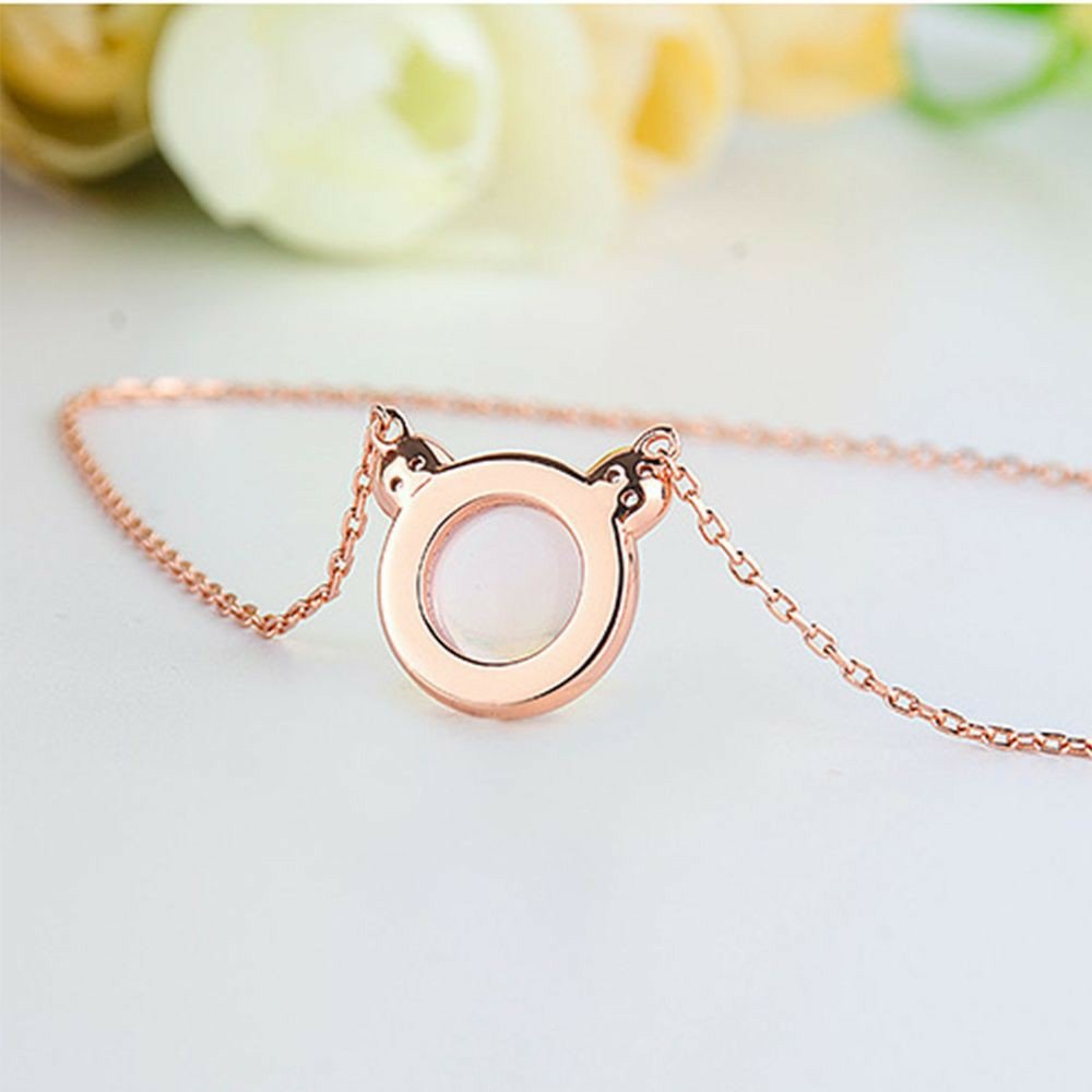 Dây chuyền mặt đá Lotus Stone Gấu