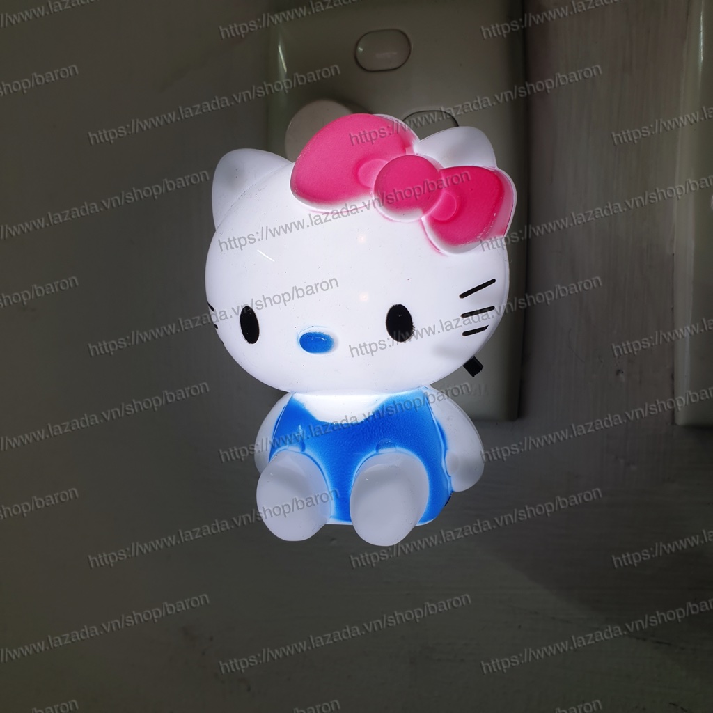 Đèn ngủ mèo Kitty dễ thương [đủ màu]