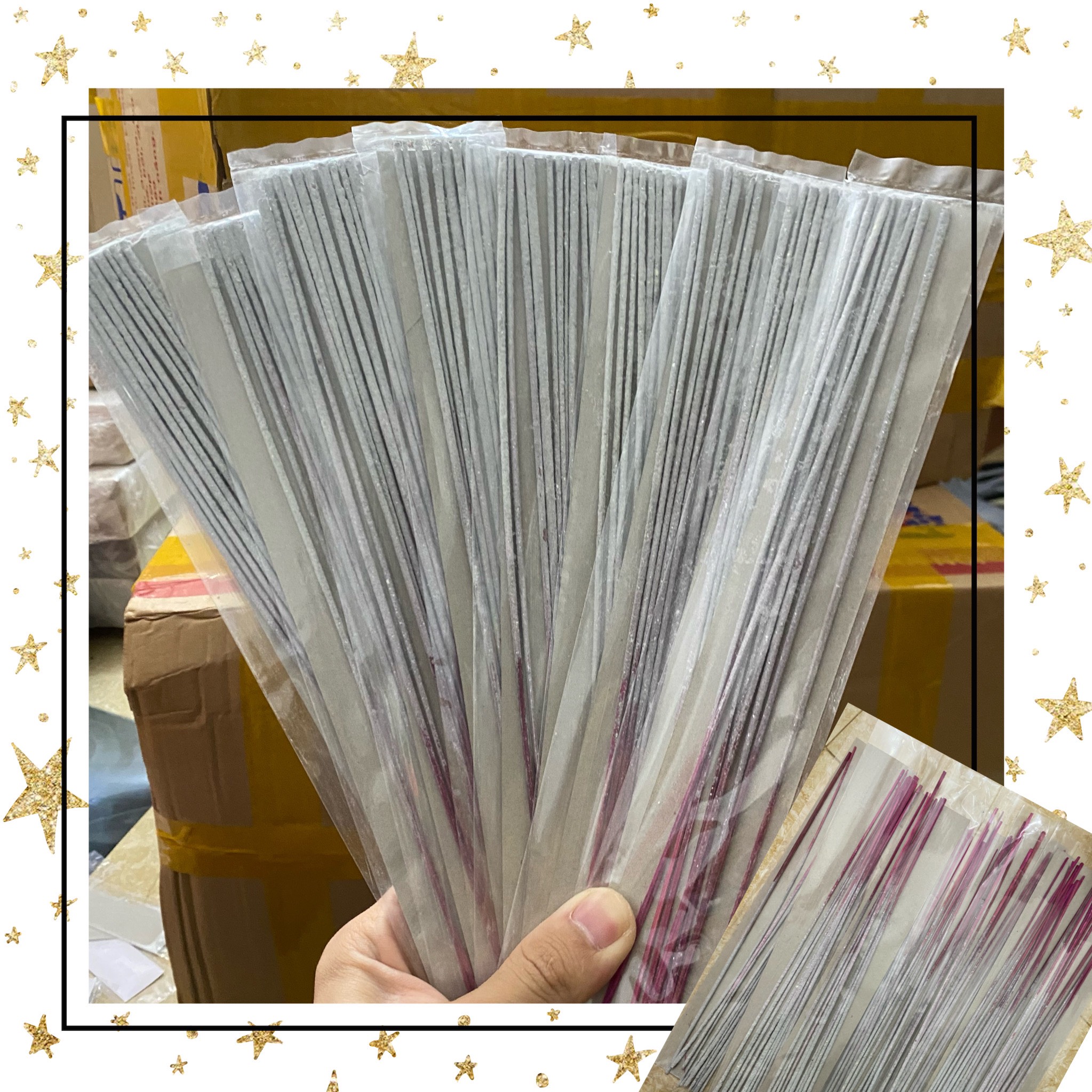 Bông que gỗ 50 túi bông que gỗ 500 que