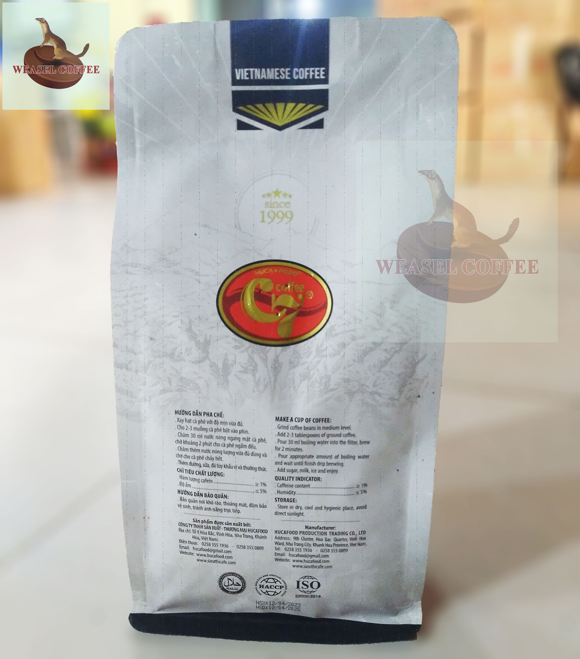 Raw Roasted Luwak Civet Coffee (Zip Bag 500g Beans)
