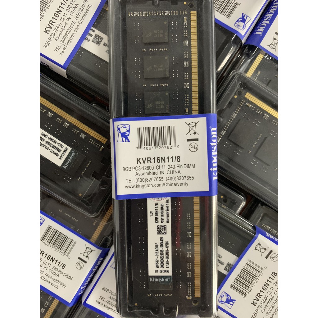 Ram Kingston DDR3 8GB Bus 1600MHz