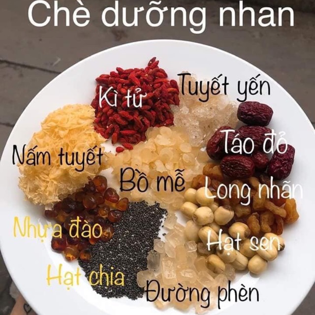Chè dưỡng nhan 12 vị